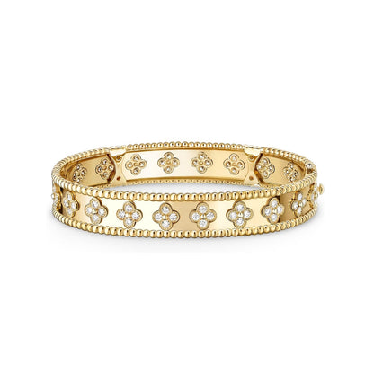 [Leaves]KALEIDOSCOPE RADIANCE WIDE BANGLE BRACELET