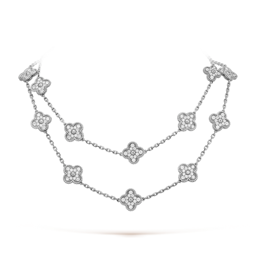 [Leaves]CLOVER 20 MOTIFS DIAMOND SILVER
