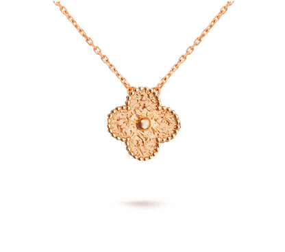 [Leaves]15MM CLOVER FLOWER PENDANT NECKLACE COLLECTION