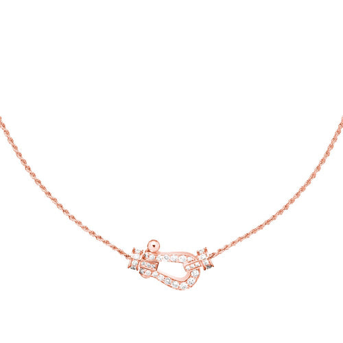[Leaves]FORCE 10 PINK GOLD DIAMOND NECKLACE