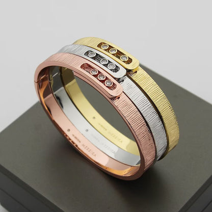 [Leaves]MOVE NOA CISELÉ BANGLE BRACELET