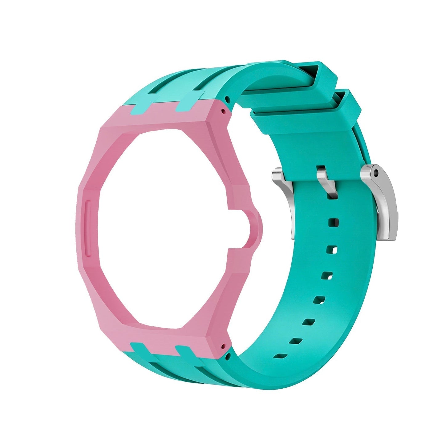 [Leaves]Royal Oak Pop Exclusive Bioceramic Case & Silicone Strap Mix Color