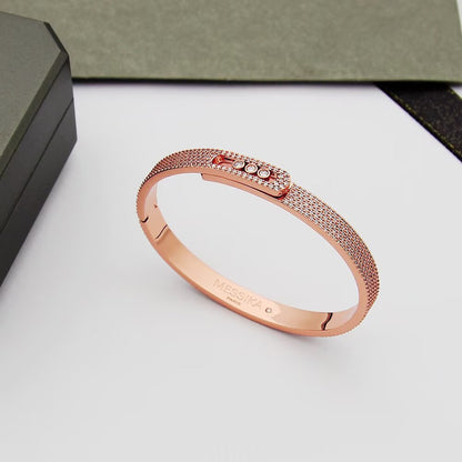 [Leaves]MOVE NOA FULL-PAVÉ DIAMOND BANGLE BRACELET
