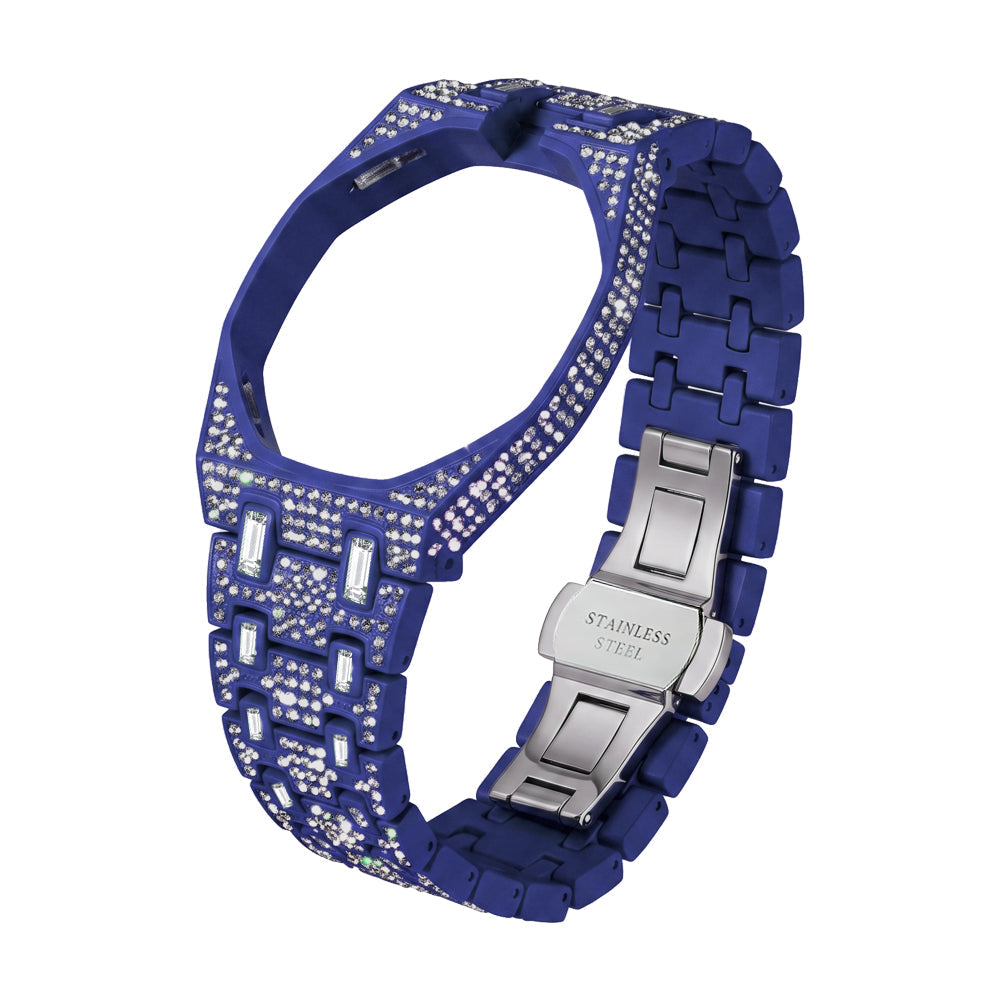 [Leaves]Royal Oak Pop Exclusive Bioceramic Case & Bioceramic Strap Full Diamond