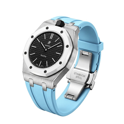 [Leaves]Royal Oak Pop Exclusive Steel Case & Silicone Strap With Cradle