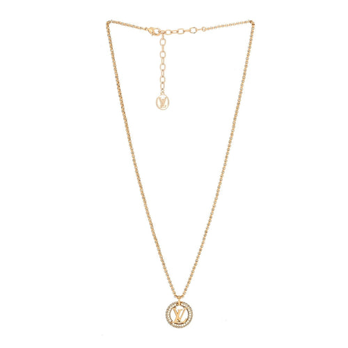[Leaves]BY NIGHT DIAMOND PAVED NECKLACE