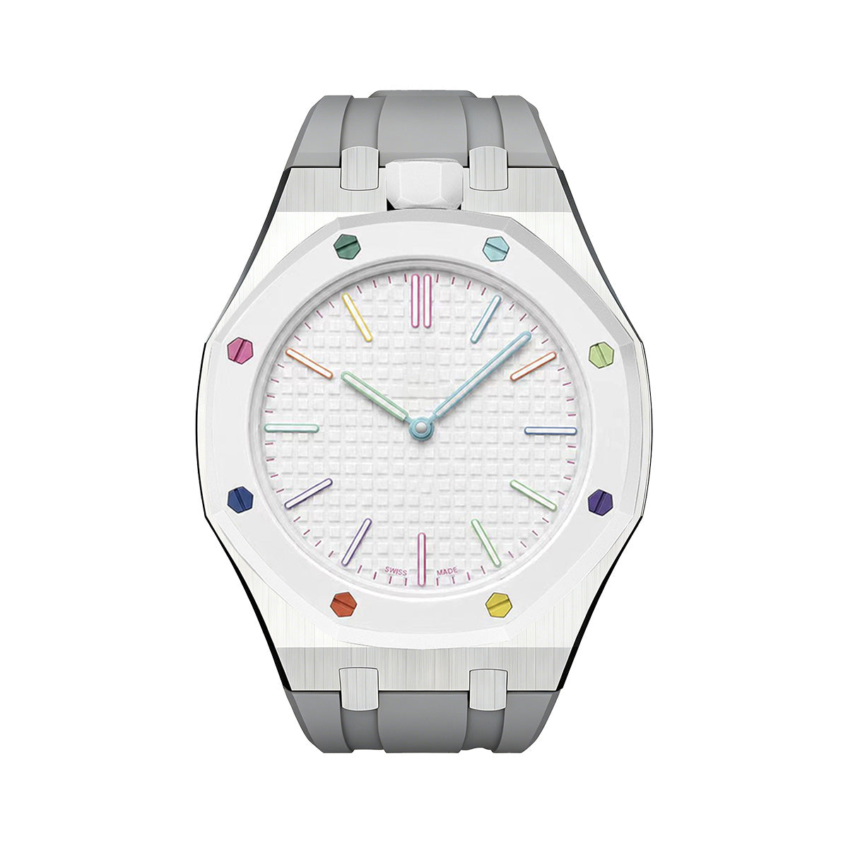 [Leaves]ROYAL OAK POP EXCLUSIVE STEEL CASE & SILICONE STRAP