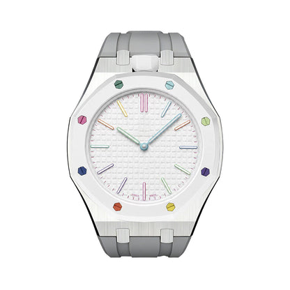 [Leaves]ROYAL OAK POP EXCLUSIVE STEEL CASE & SILICONE STRAP