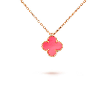 [Leaves]9.5MM MINI CLOVER PENDANT NECKLACE COLLECTION