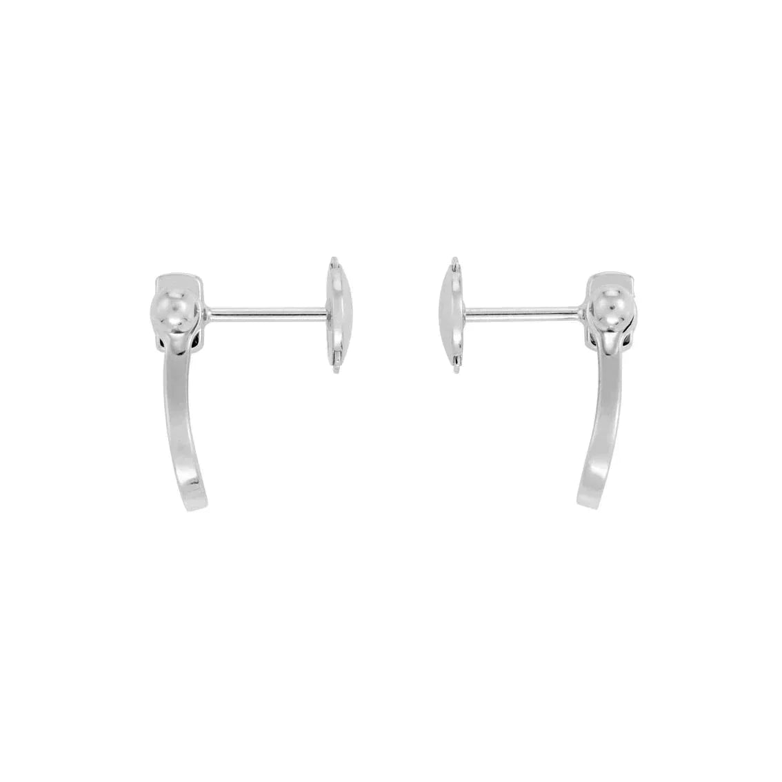 [Leaves]FORCE 10 FULL DIAMOND STUD EARRINGS MINI MODEL