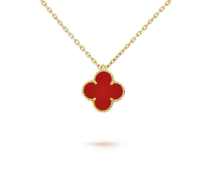 [Leaves]9.5MM MINI CLOVER PENDANT NECKLACE COLLECTION