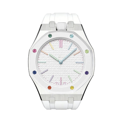 [Leaves]ROYAL OAK POP EXCLUSIVE STEEL CASE & SILICONE STRAP