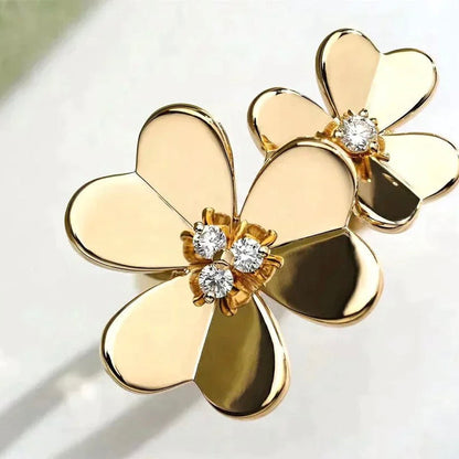 [Leaves]CLOVER COMOS GOLD DIAMOND RING