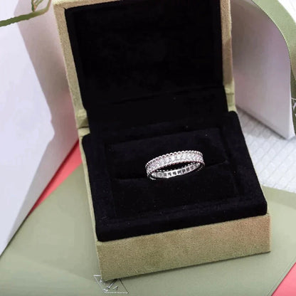 [Leaves]PERLEE DIAMOND SILVER RING