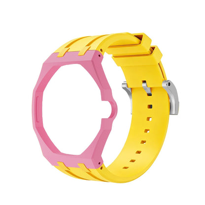 [Leaves]Royal Oak Pop Exclusive Bioceramic Case & Silicone Strap Mix Color