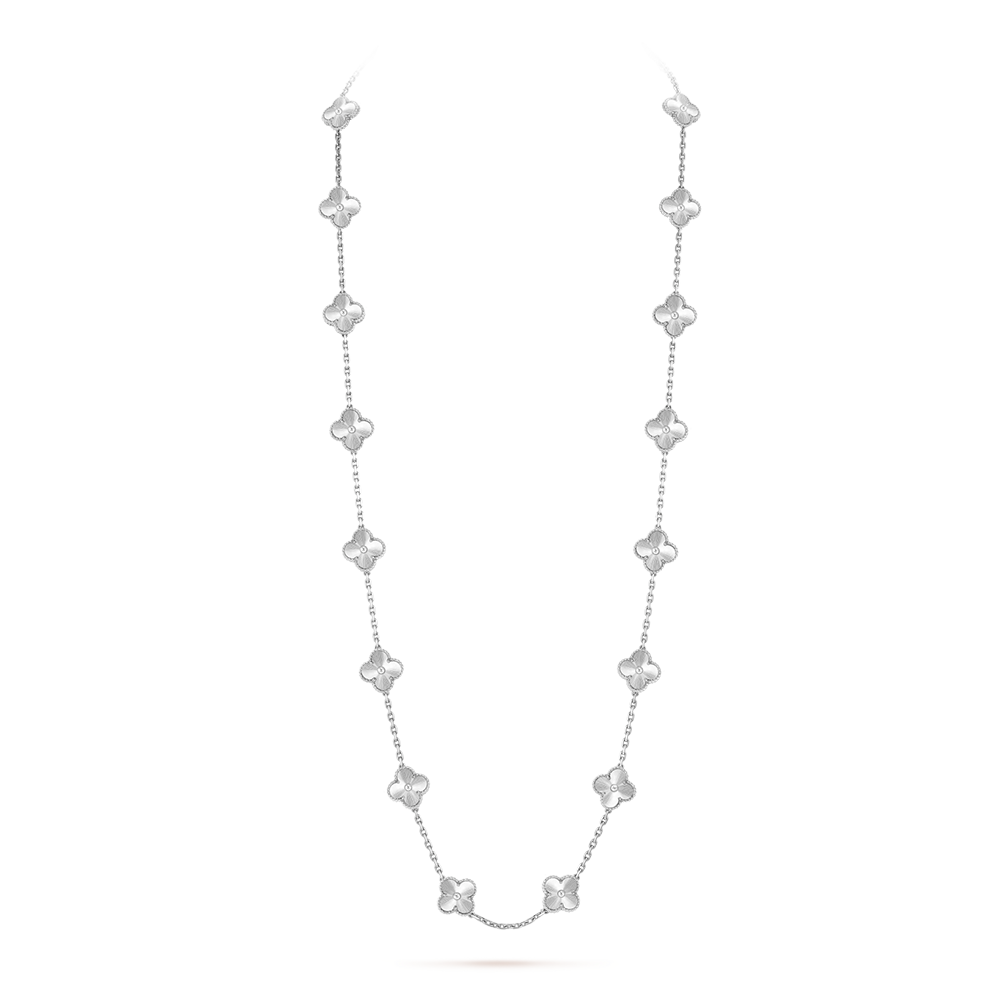 [Leaves]CLOVER 20 MOTIFS  LASER SILVER