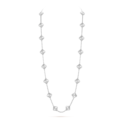 [Leaves]CLOVER 20 MOTIFS  LASER SILVER
