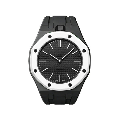 [Leaves]OAK POP EXCLUSIVE BLACK SILICONE STRAP