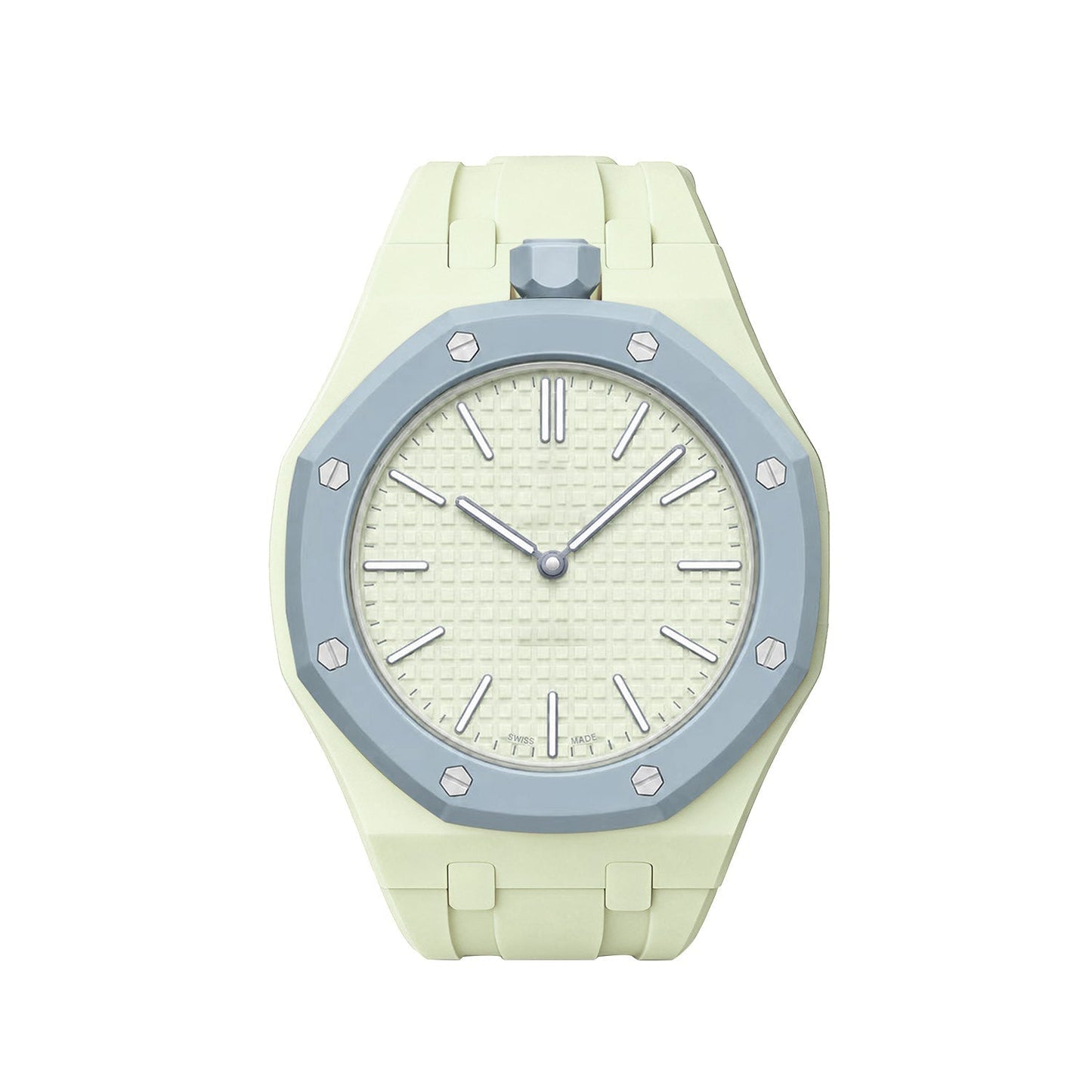 [Leaves]OAK POP EXCLUSIVE CREAMY YELLOW SILICONE STRAP