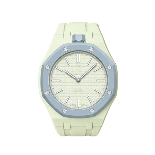 [Leaves]OAK POP EXCLUSIVE CREAMY YELLOW SILICONE STRAP
