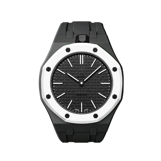 [Leaves]OAK POP EXCLUSIVE BLACK SILICONE STRAP