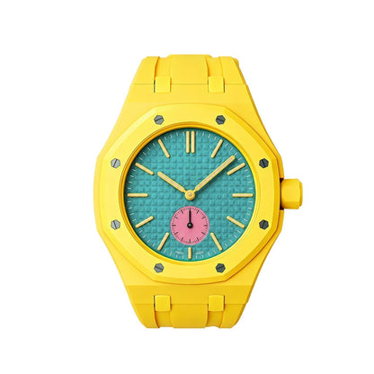 [Leaves]OAK POP EXCLUSIVE YELLOW SILICONE STRAP
