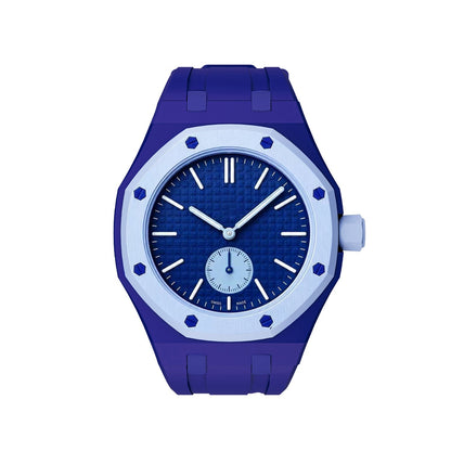 [Leaves]OAK POP EXCLUSIVE DARK BLUE SILICONE STRAP