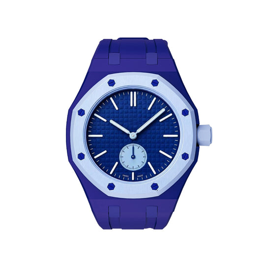 [Leaves]OAK POP EXCLUSIVE DARK BLUE SILICONE STRAP