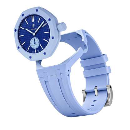 [Leaves]OAK POP EXCLUSIVE LIGHT BLUE SILICONE STRAP