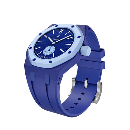 [Leaves]OAK POP EXCLUSIVE DARK BLUE SILICONE STRAP