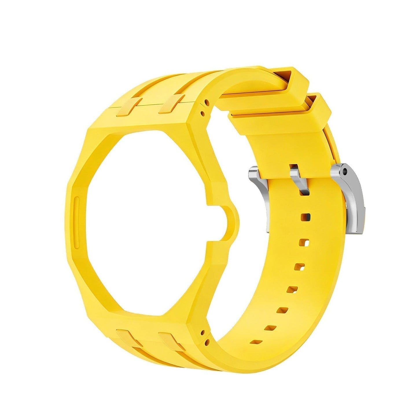 [Leaves]OAK POP EXCLUSIVE YELLOW SILICONE STRAP