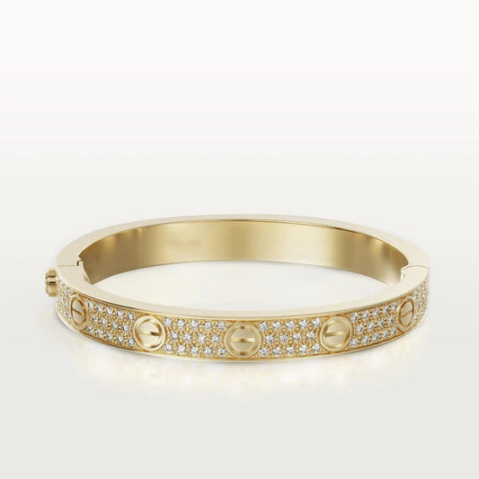 [Leaves]LOVE BRACELET 6.1MM DIAMOND-PAVED