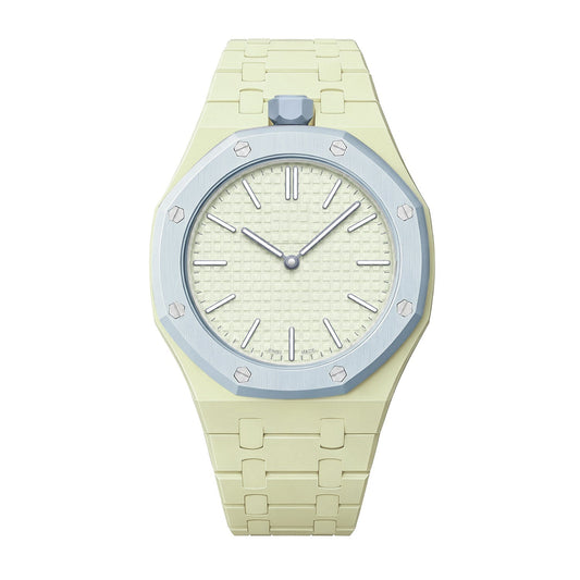 [Leaves]OAK POP EXCLUSIVE CREAMY YELLOW BIOCERAMIC STRAP