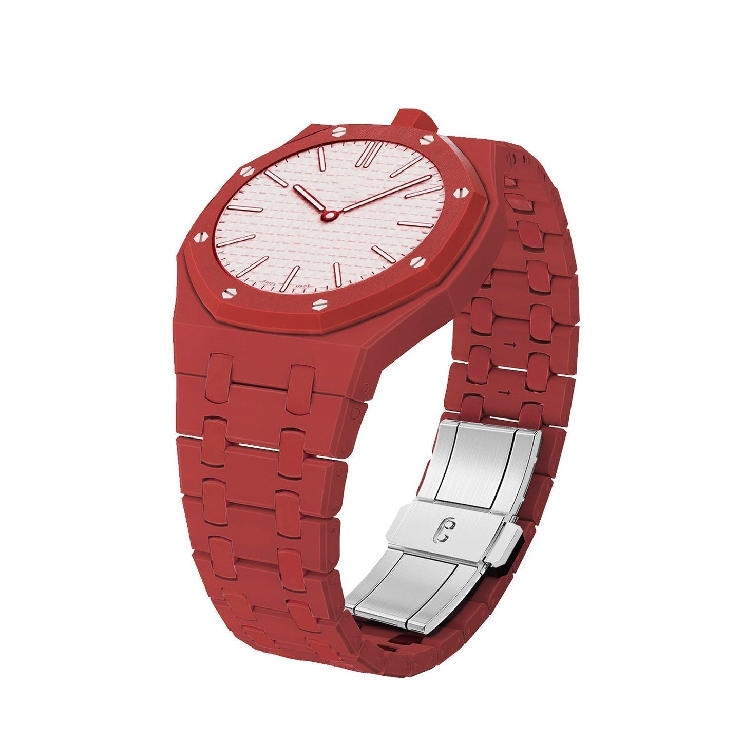 [Leaves]OAK POP EXCLUSIVE RED BIOCERAMIC STRAP