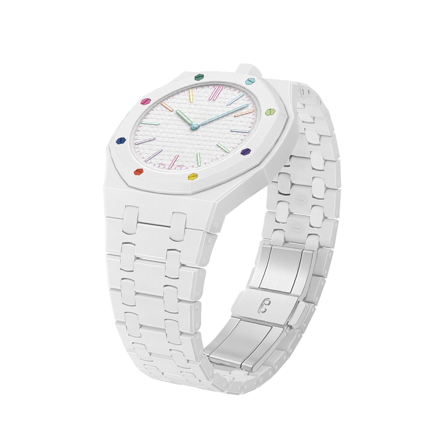[Leaves]OAK POP EXCLUSIVE WHITE BIOCERAMIC STRAP
