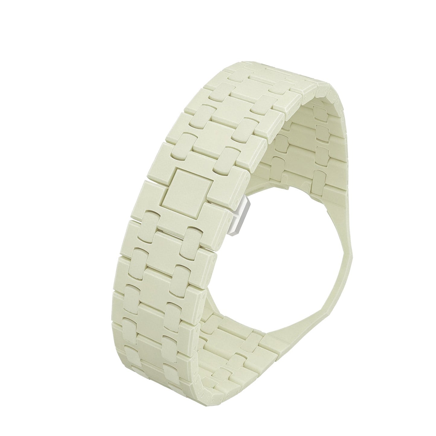 [Leaves]OAK POP EXCLUSIVE CREAMY YELLOW BIOCERAMIC STRAP