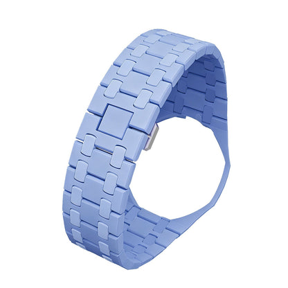 [Leaves]OAK POP EXCLUSIVE LIGHT BLUE BIOCERAMIC STRAP