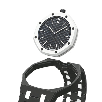 [Leaves]OAK POP EXCLUSIVE BLACK AND WHITE BIOCERAMIC STRAP