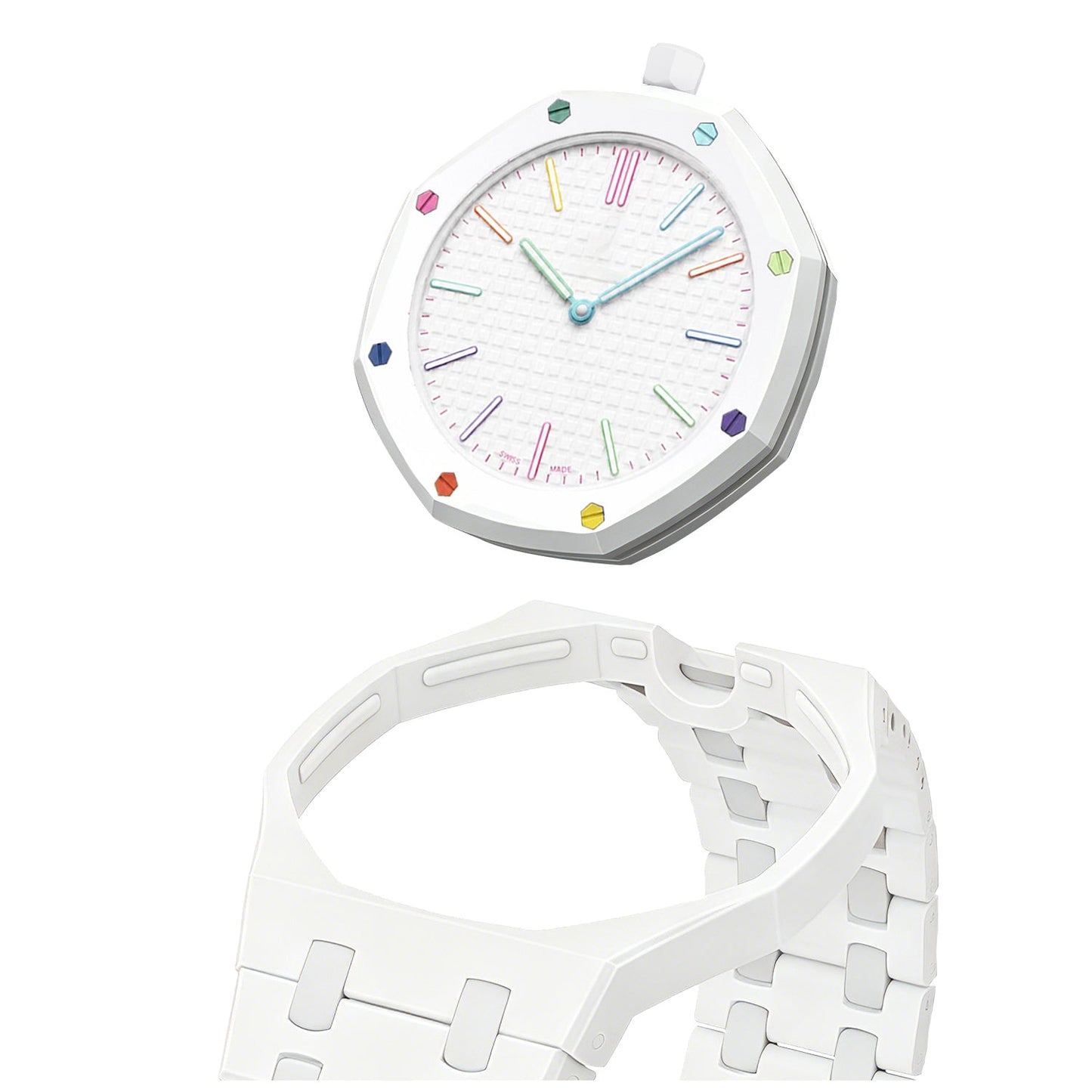 [Leaves]OAK POP EXCLUSIVE WHITE BIOCERAMIC STRAP