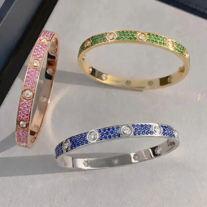 [Leaves]CLASSIC 6.1MM LOVE BRACELET 10-DIAMOND FULL PAVÉ