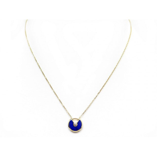 [Leaves]AMULETTE ROSE GOLD AGATE NECKLACE