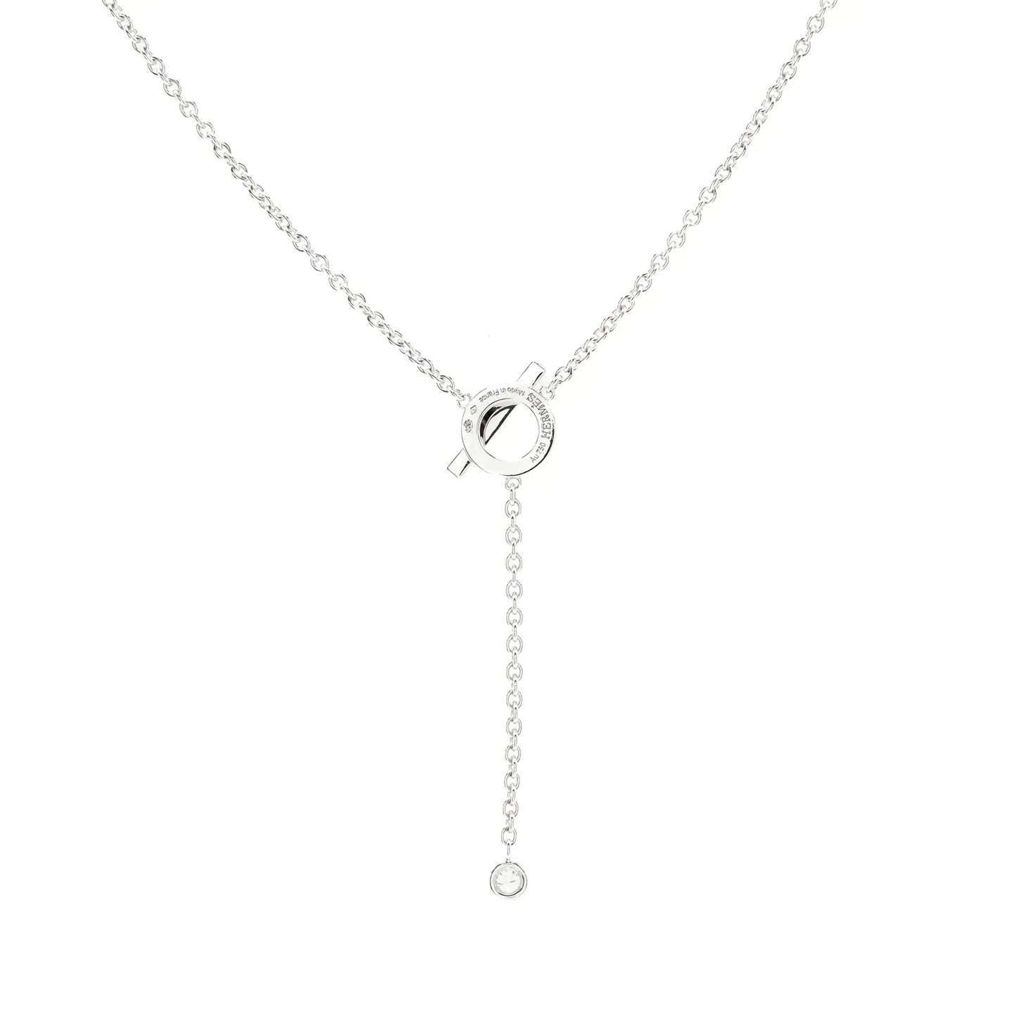 [Leaves]FINESSE SILVER DIAMOND NECKLACE