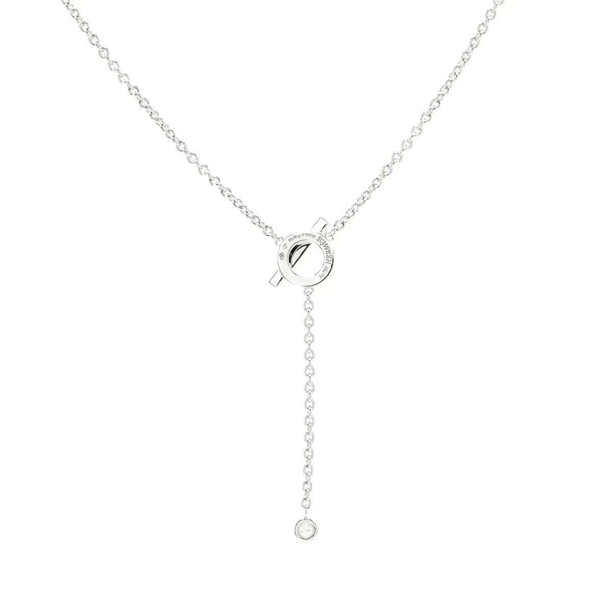 [Leaves]FINESSE SILVER DIAMOND NECKLACE
