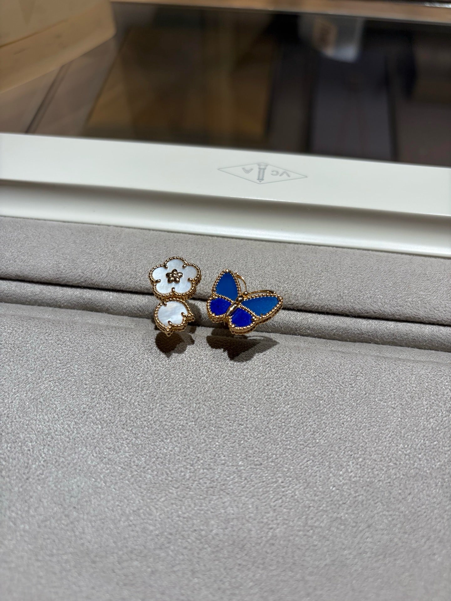 [Leaves]SPRING BUTTERFLY OPEN RING