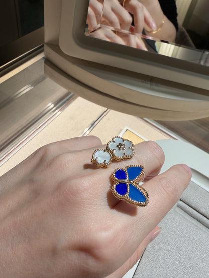 [Leaves]SPRING BUTTERFLY OPEN RING