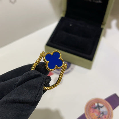[Leaves]LUCKY CLOVER GOLD REVERSIBLE RING