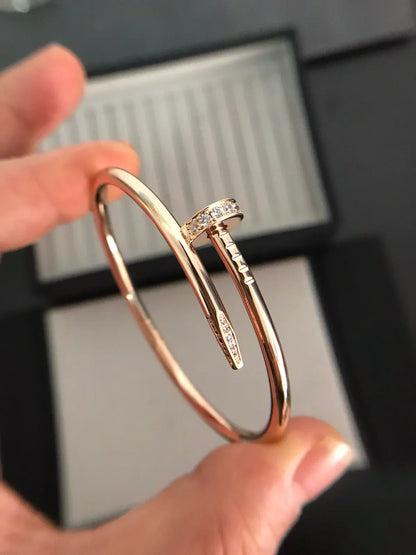[Leaves]JUSTE UN CLOU 3.5MM CLASSIC DIAMOND BANGLE