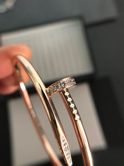 [Leaves]JUSTE UN CLOU 3.5MM CLASSIC DIAMOND BANGLE