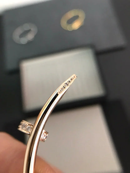 [Leaves]JUSTE UN CLOU 3.5MM CLASSIC DIAMOND BANGLE