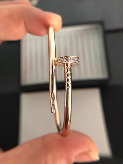 [Leaves]JUSTE UN CLOU 3.5MM CLASSIC DIAMOND BANGLE